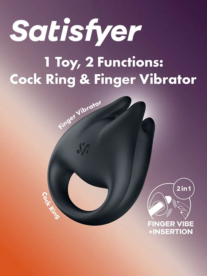 Satisfyer Perfect Pair 1 Black - Vibrating penis pump 1 [full]