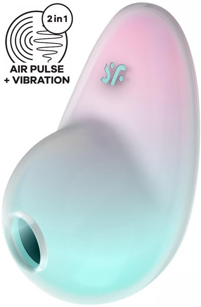 Satisfyer Pixie Dust Clitoral Stimulator Mint Pink - Luftdruck-Vibrator 1