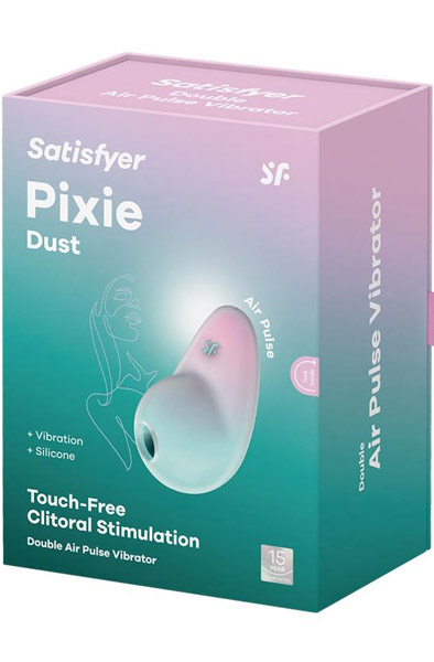 Satisfyer Pixie Dust Clitoral Stimulator Mint Pink - Luftdruck-Vibrator 5