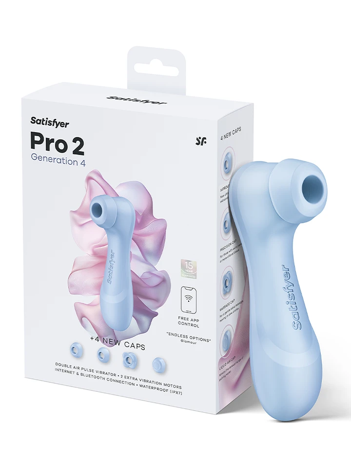 Satisfyer Pro 2 Generation 4 Serene Blue - Air pressure vibrator 7