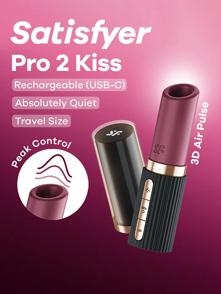 Satisfyer Pro 2 Kiss Air Pulse Vibrator - Air pressure vibrator 1 [full]