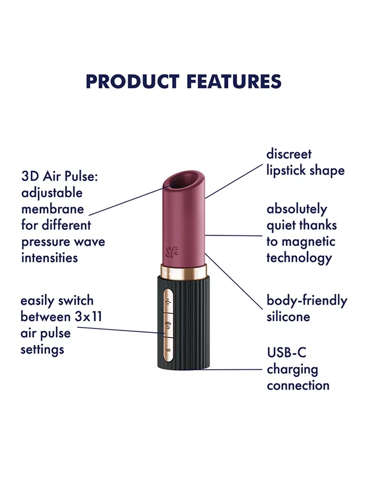 Satisfyer Pro 2 Kiss Air Pulse Vibrator - Air pressure vibrator 2 [full]