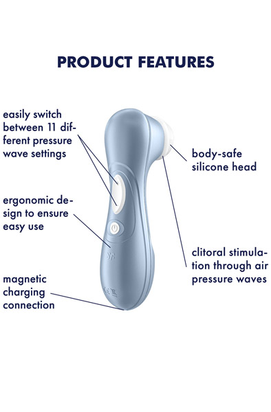 Satisfyer Pro 2 Next Generation Blue - Air pressure vibrator 2