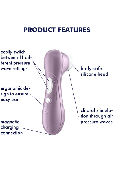 Satisfyer Pro 2 Next Generation Violet - Air pressure vibrator 2
