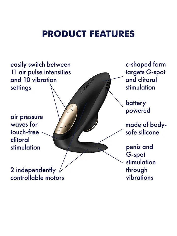 Satisfyer Pro 4 Couples Battery Powered - Couples vibrator 2 [full]