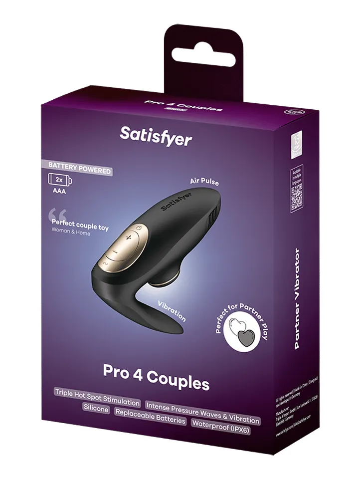 Satisfyer Pro 4 Couples Battery Powered - Couples vibrator 6 [full]