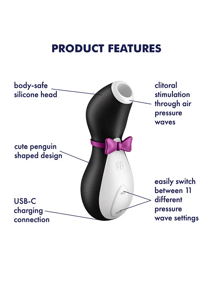Satisfyer Pro Penguin Next Generation - Air pressure vibrator 2 [full]