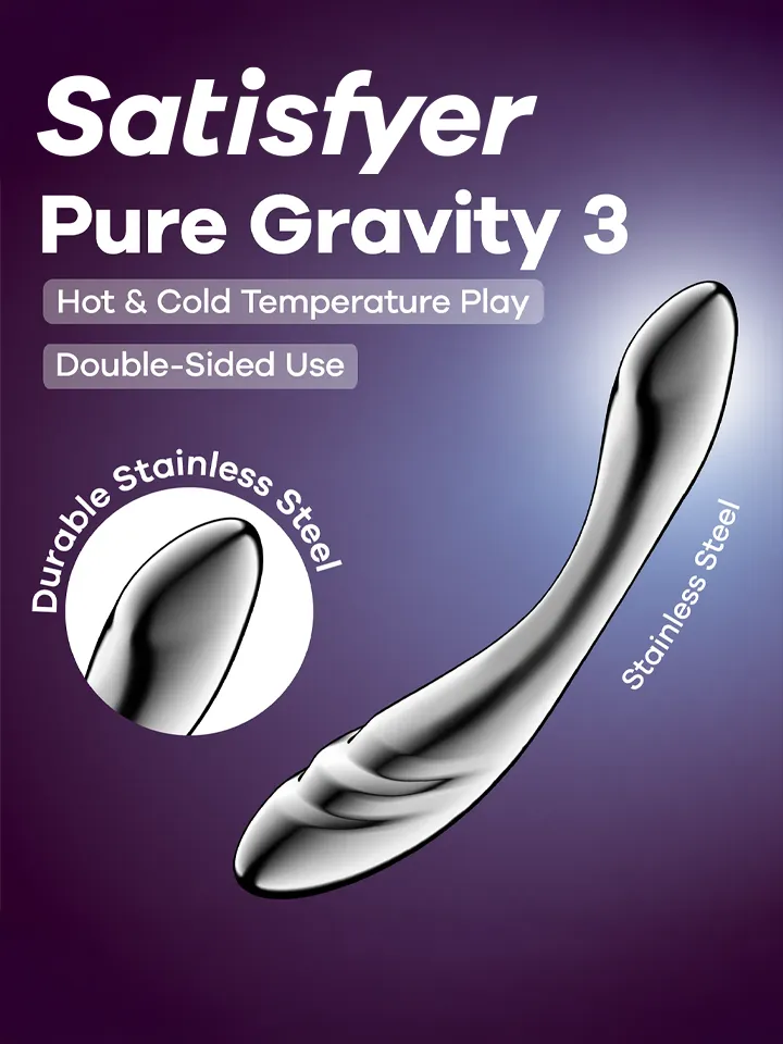 Satisfyer Pure Gravity 3 - Steel dildo 1 [full]