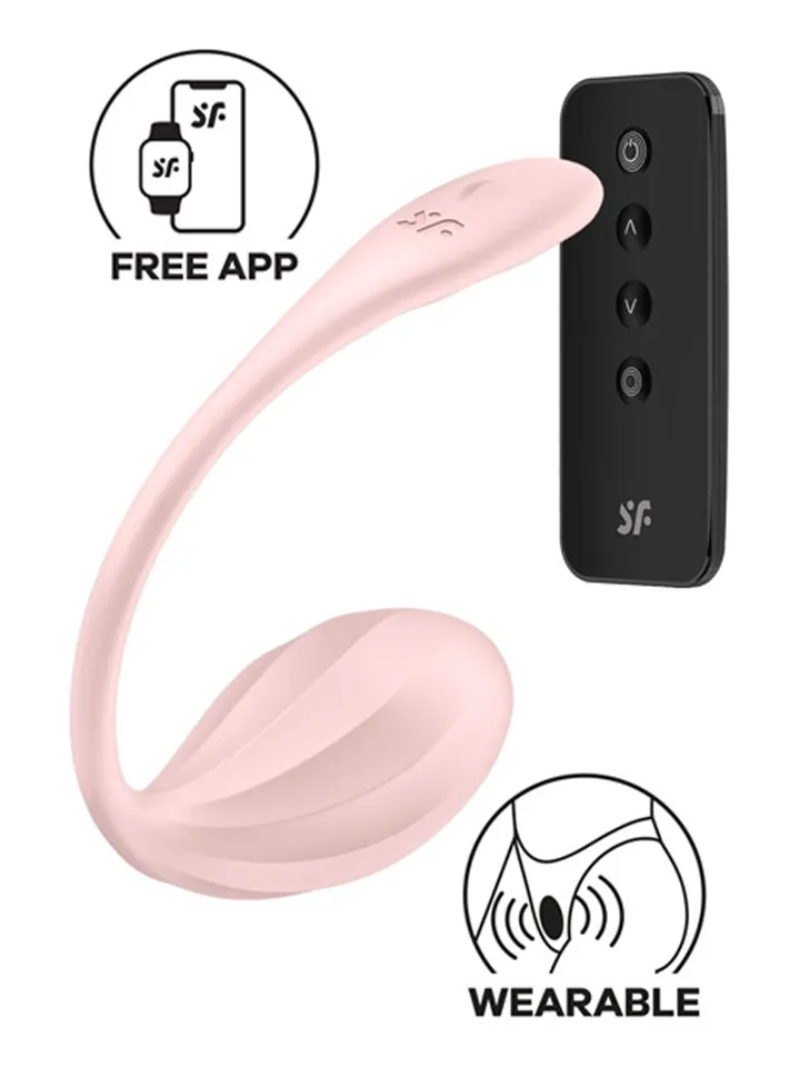 Satisfyer Ribbed Petal App Vibrator - App-controlled vibrating egg 1 [full]