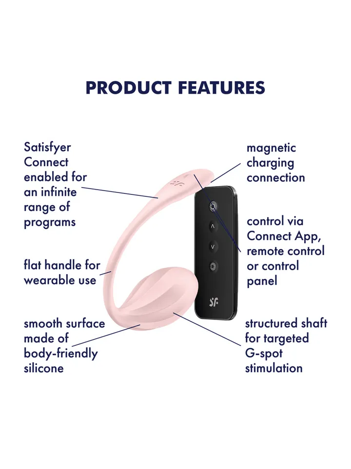 Satisfyer Ribbed Petal App Vibrator - App-controlled vibrating egg 2 [full]