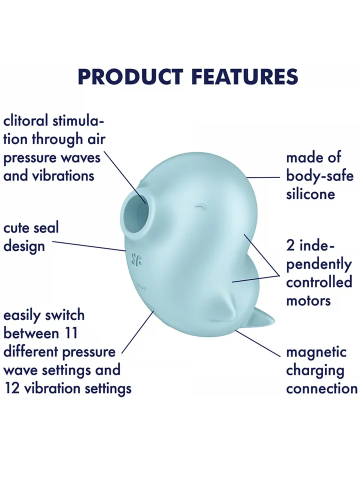 Satisfyer Sassy Seal Air Pulse Vibrator - Air pressure vibrator 2