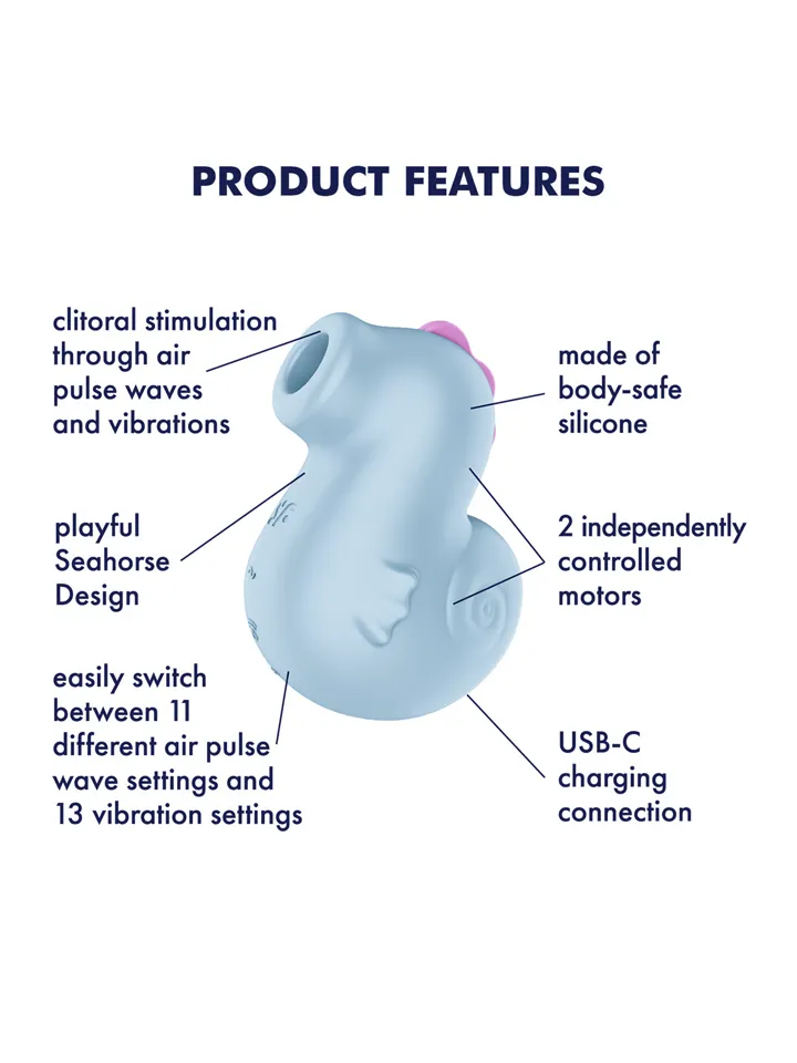 Satisfyer Sea Pony Air Pulse Vibrator - Air pressure vibrator 2 [full]
