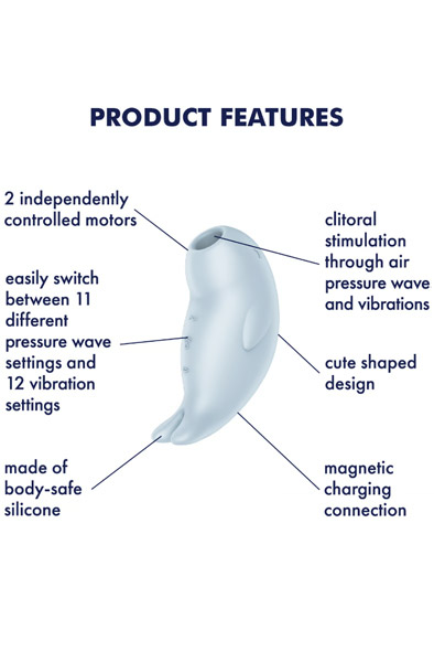 Satisfyer Seal You Soon Clitoris Stimulator - Luftdruck-Vibrator 2