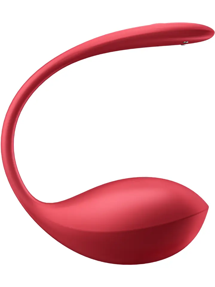 Satisfyer Shiny Petal Connect App Red - App-controlled vibrating egg 3