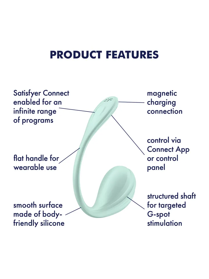 Satisfyer Smooth Petal App Vibrator - App-controlled vibrating egg 2 [full]