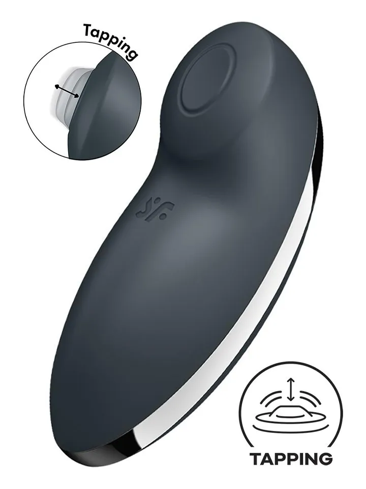 Satisfyer Tap & Climax 2 Grey - Clitoral vibrator 1 [full]