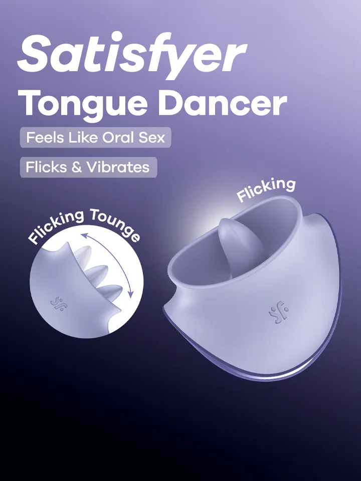Satisfyer Tongue Dancer Flicking Clitoral Stimulator - Clitoral vibrator 1 [full]
