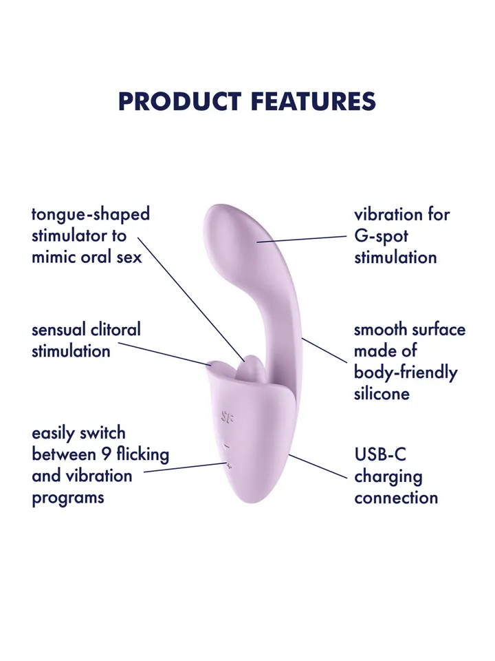 Satisfyer Tongue Expert Clitoral & G-Spot Stimulator - G-spot vibrator 2 [full]