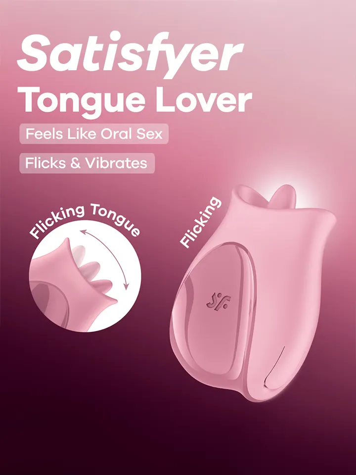 Satisfyer Tongue Lover Flicking Clitoral Stimulator - Clitoral vibrator 1 [full]