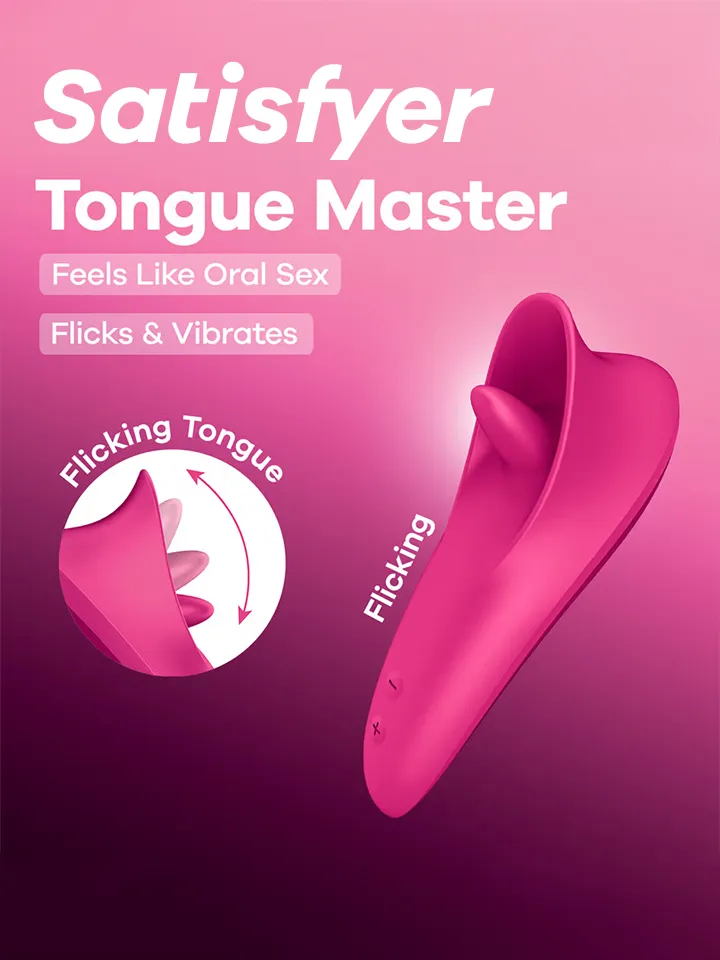 Satisfyer Tongue Master Flicking Clitoral Stimulator - Clitoral vibrator 1 [full]