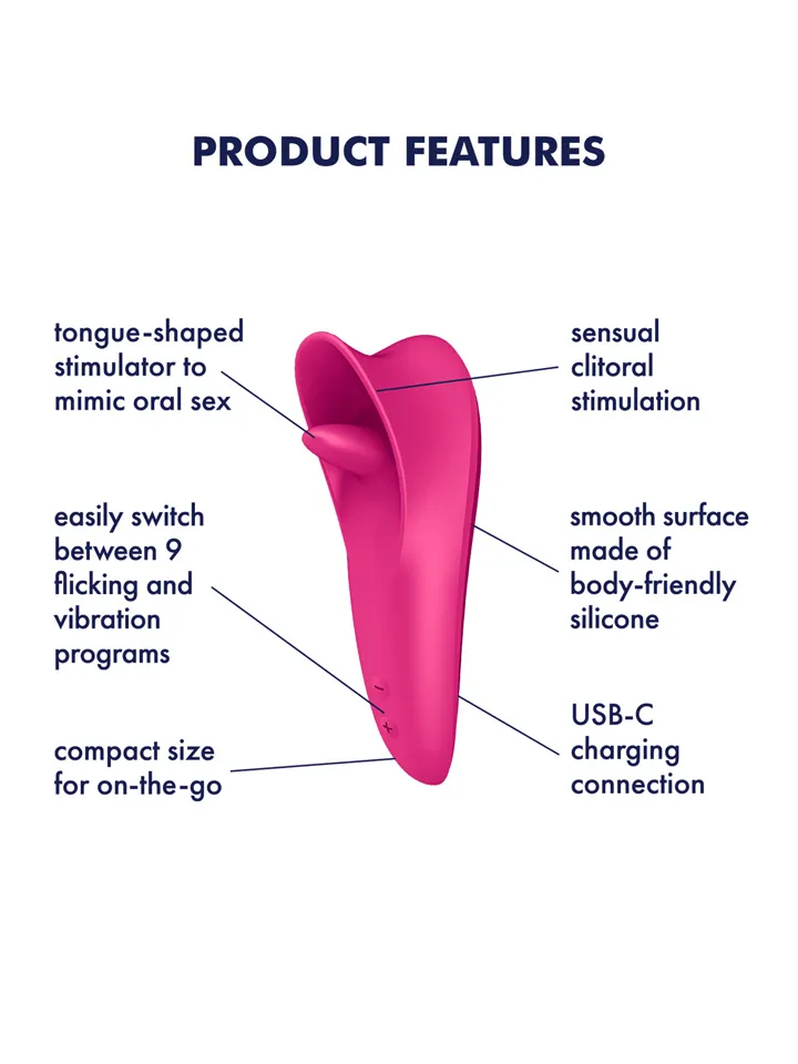Satisfyer Tongue Master Flicking Clitoral Stimulator - Clitoral vibrator 2 [full]