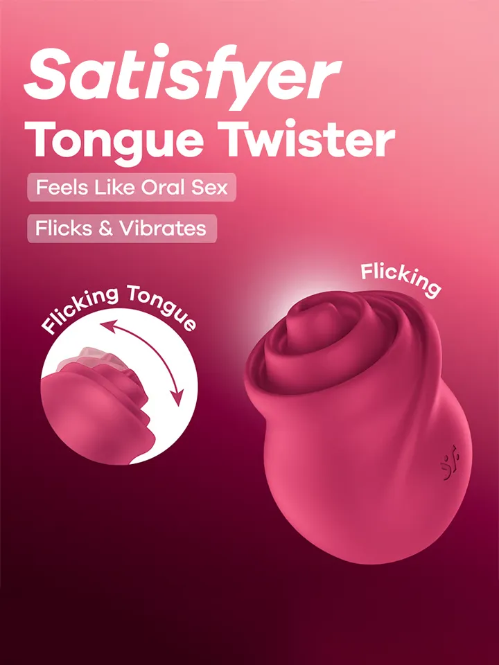 Satisfyer Tongue Twister Flicking Tongue Vibrator - Clitoral vibrator 1 [full]