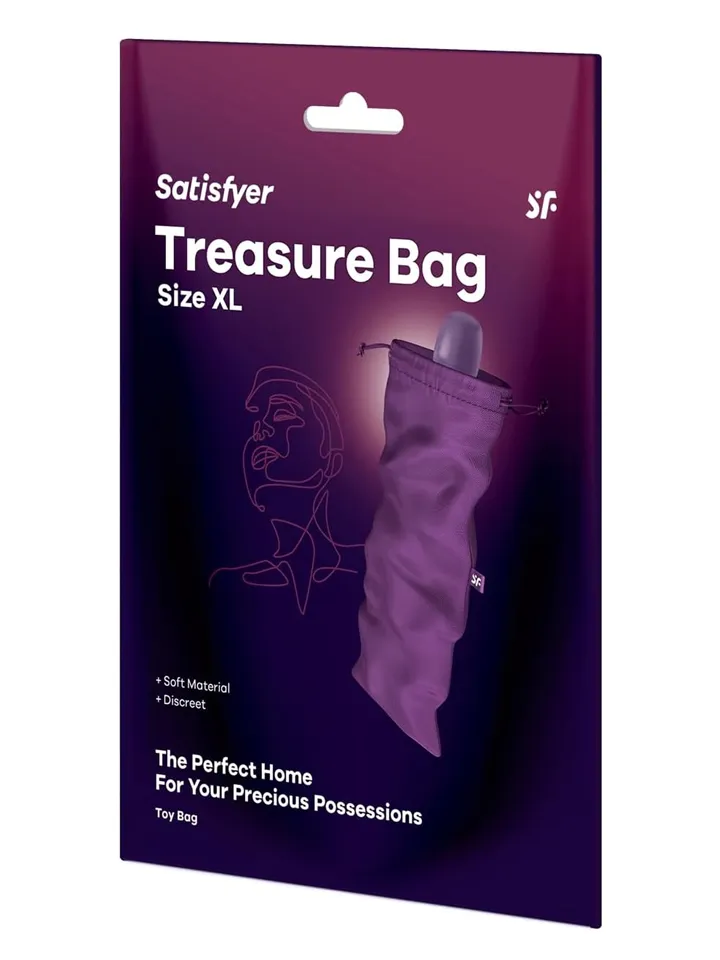 Satisfyer Treasure Toy Bag XL Violett - Storage bag 4 [full]