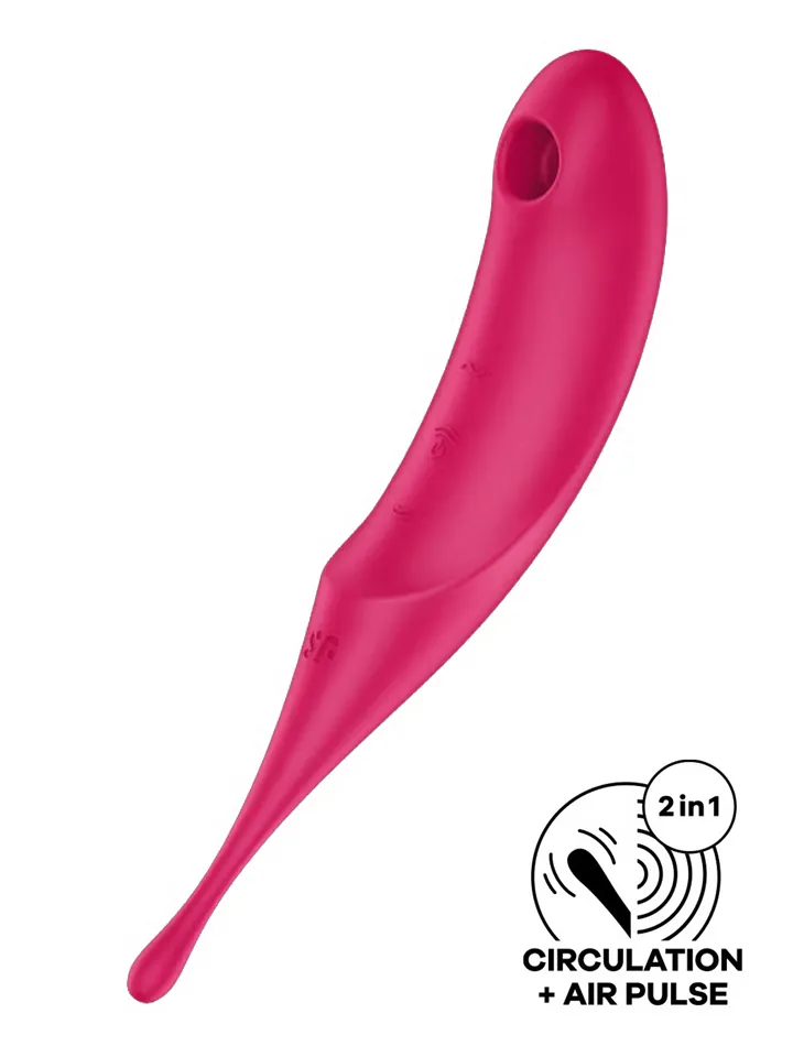Satisfyer Twirling Pro Red - Air pressure vibrator 1 [full]