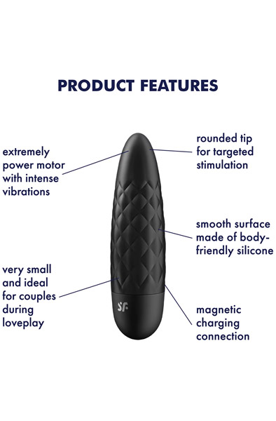 Satisfyer Ultra Power Bullet 5 Black - Bullet vibrator 2