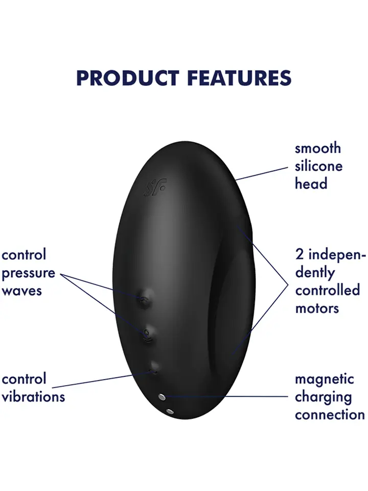 Satisfyer Vulva Lover 3 Black - Luftdruck-Vibrator 2