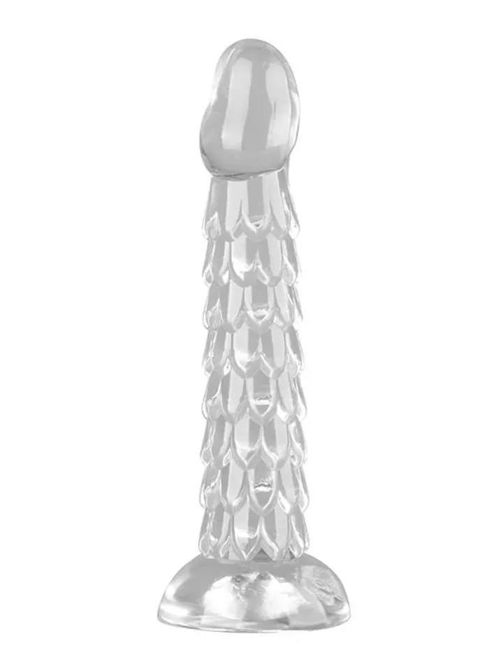 Scales Mush Transparent Dildo 23 cm - Monster dildo 1 [full]