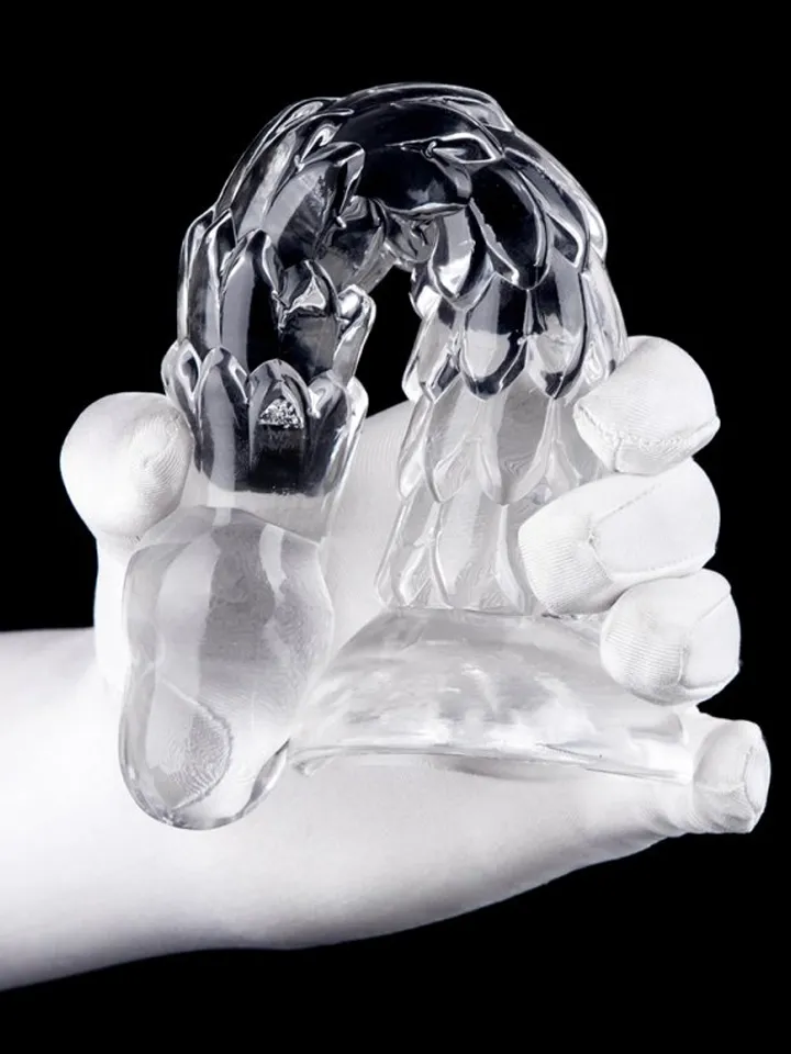 Scales Mush Transparent Dildo 23 cm - Monster dildo 2 [full]