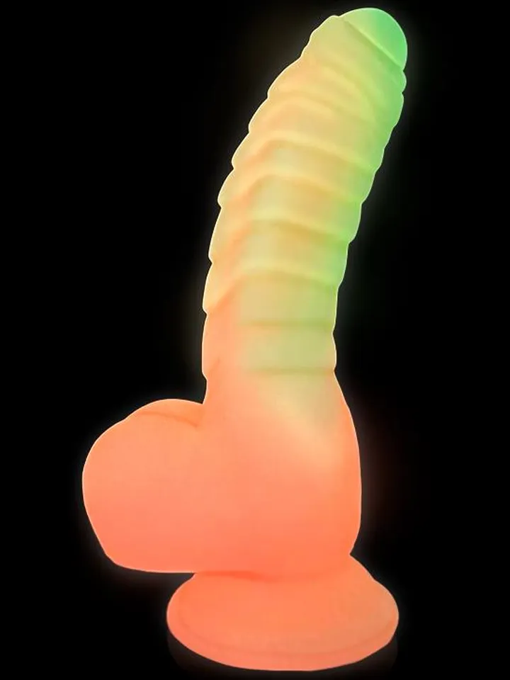 Scalidor Luminiscent Unicorn Dildo 18 cm - Dragon dildo 2