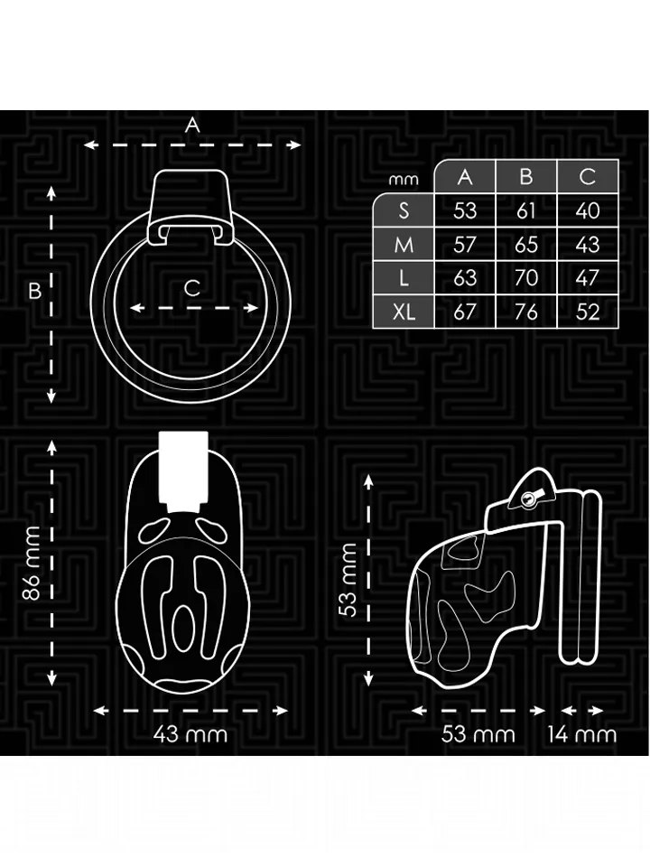 Sealed Crypt Penis Cage 8 cm - Chastity cage 3 [full]