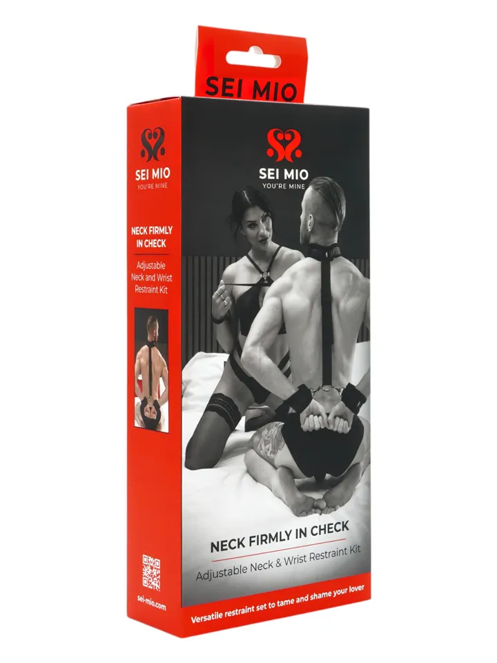 Sei Mio Adjustable Neck & Wrist Restraint Kit - Handcuffs & necklaces 4 [full]