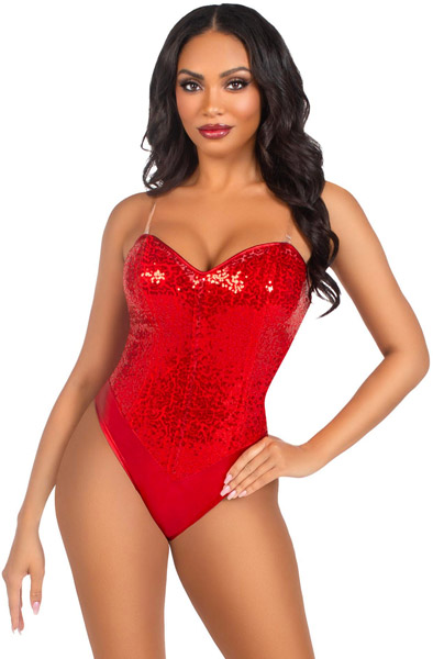 Sequin Korsagen-Body Rot - Body & Playsuits 1