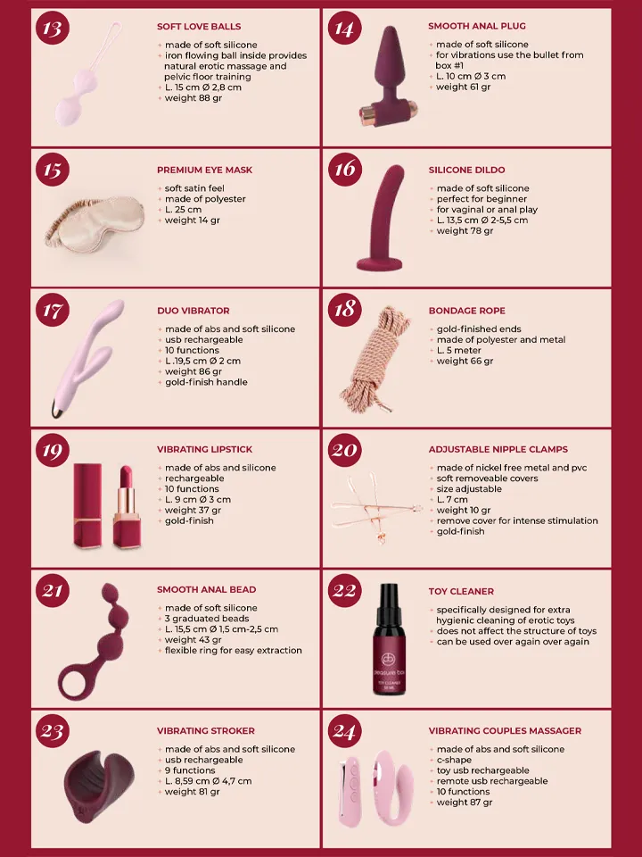 Sexy Pleasure Advent Calendar 2025 - Christmas calendar Sextoys 4 [full]