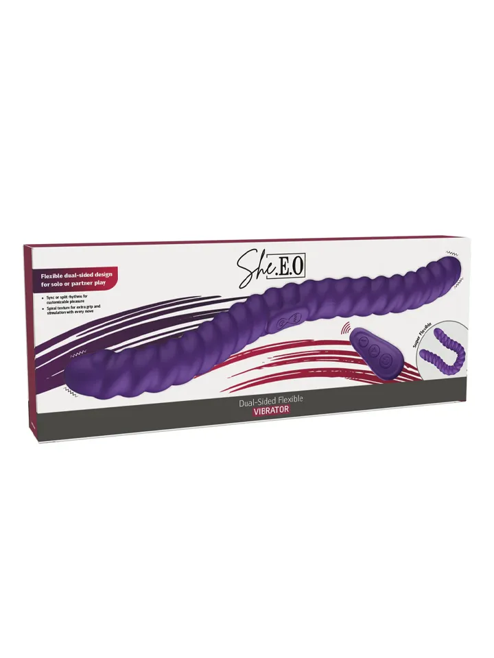 She.E.O Dual-Sided Flexible Vibrator - Vibrating dildo 6 [full]