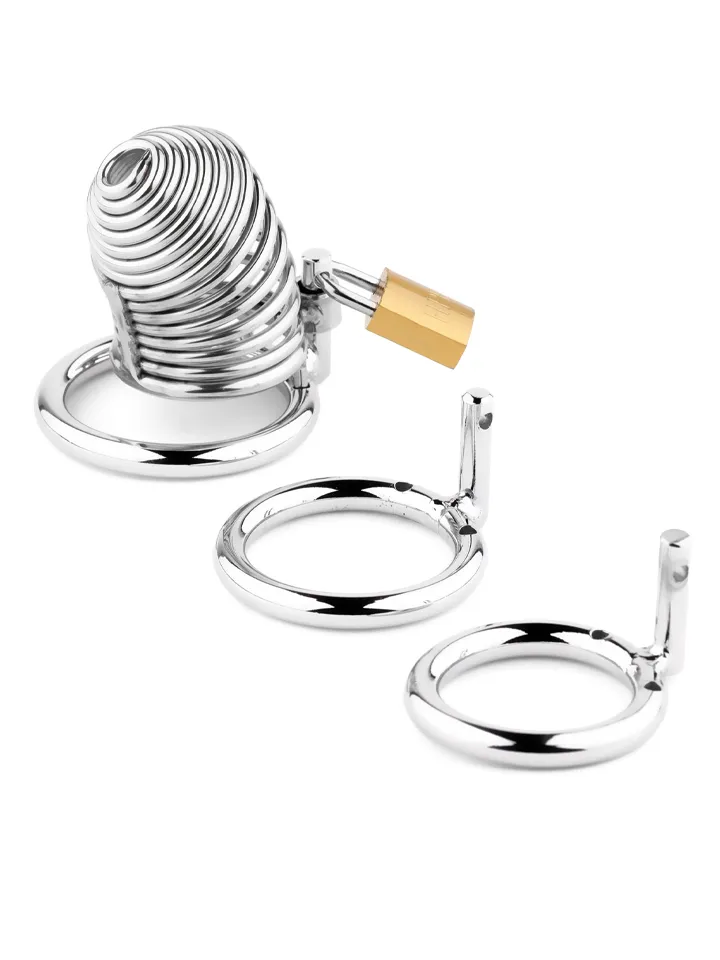 Short Metal Penis Cock Cage - Chastity cage 2 [full]