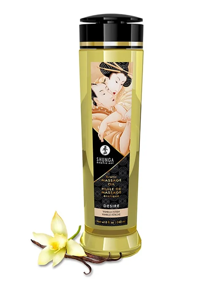 Shunga Massage Oil Desire Vanilla 240 ml - Massage oil Vanilla 1 [full]