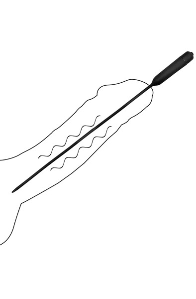 Silcone Vibrating Bullet Plug Extra Long - Vibrierender Dilator 2