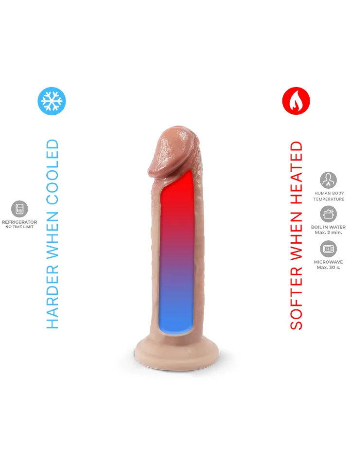 Silex-D Premium Real Skin 15,4 cm - Lifelike dildo 2