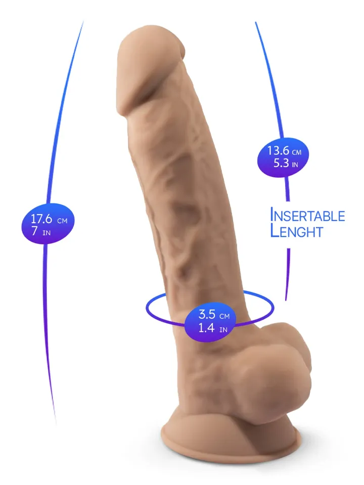 Silex-D The Original Dildo 17,6 cm - Lifelike dildo 3 [full]
