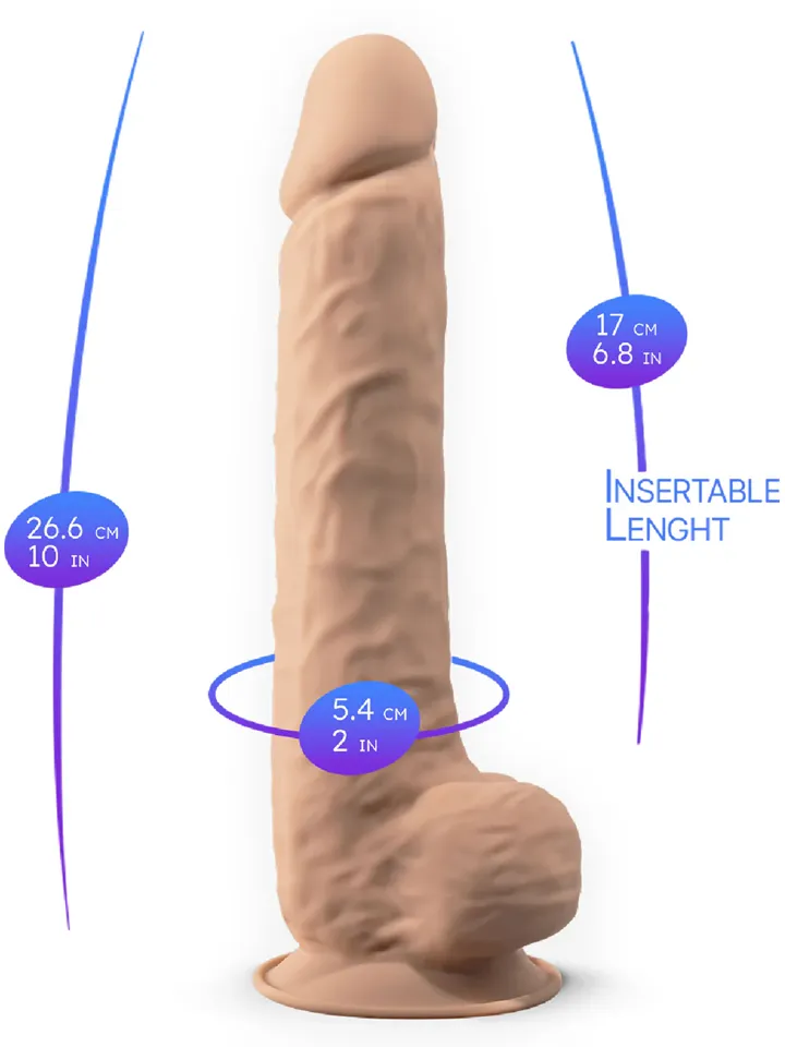 Silex-D The Original Dildo 26,6 cm - Lifelike dildo 3