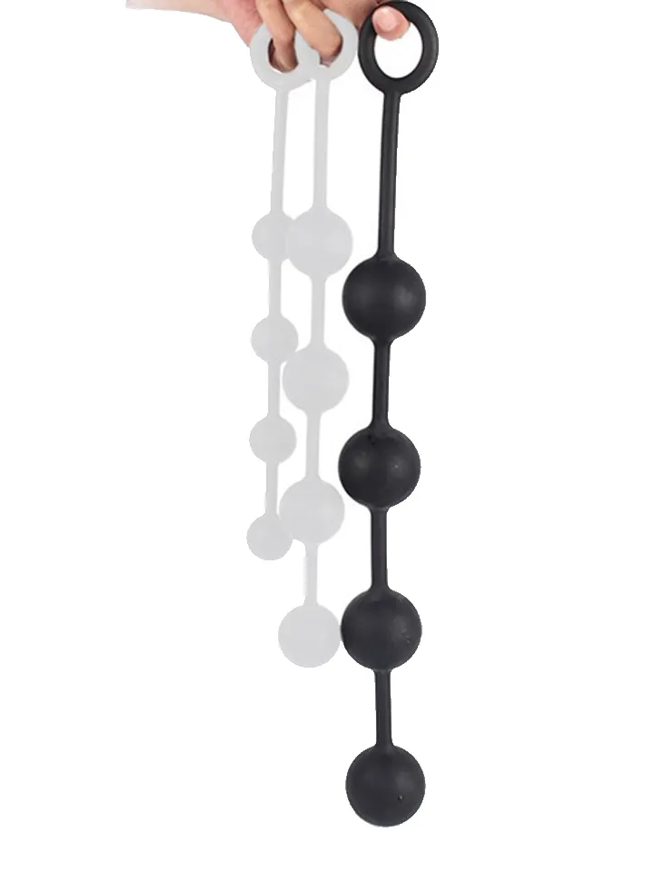Silicone Anal Balls Quarty L 45 cm - Extra girthy anal beads 1 [full]
