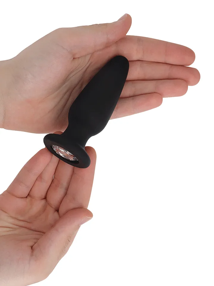 Silicone Anal Plug With Jewel 10,4 cm - Anal plug 2 [full]