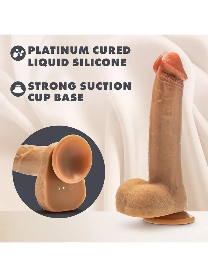 Silicone Dr. Phillips Thrusting Dildo 21,6 cm - Vibrating dildo 4 [full]