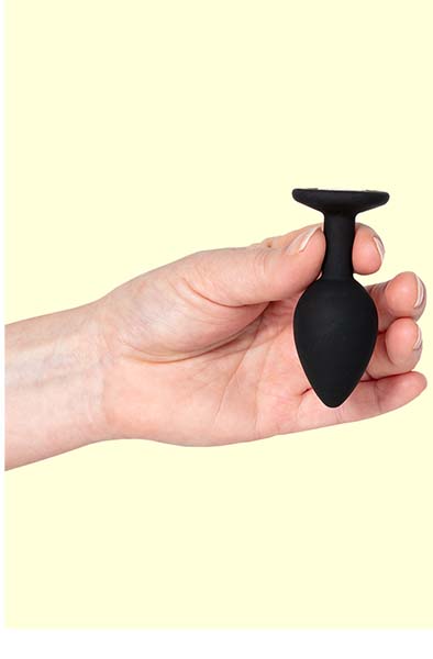 Silicone Plug With Gem Small - Anal plug 3