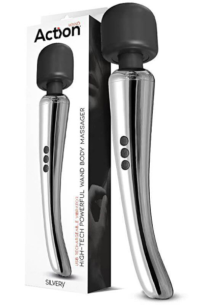 Silvery High-Tech Super Powerful Wireless Wand - Magic wand / Massage wand 6