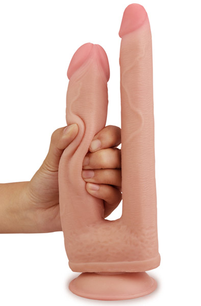 Skinlike Soft Dong 25 cm - Doppel-Dildo 2